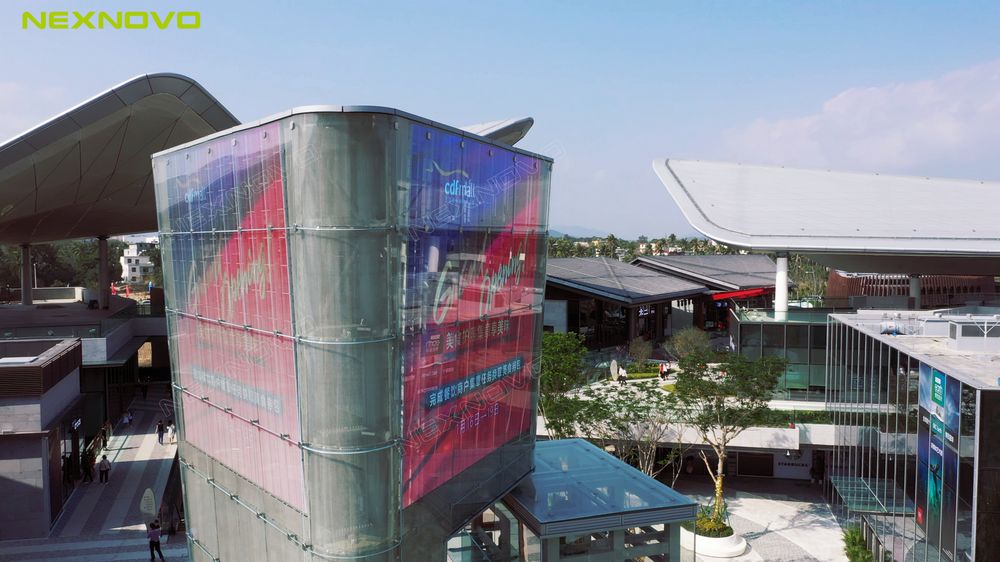 三亚海棠湾河心岛透明LED显示屏项目(图10)